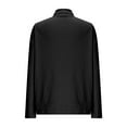 thumbnail image 6 of Sweat Shirts For Womens Women's Solid Color Sweatshirt Women's Zip Up Sweatshirt Casual Long Sleeve Pullover Tops Stand Collar Loose Fit Basic Solid Color Outerwear For Daily Wear Fall Fashion, 6 of 9