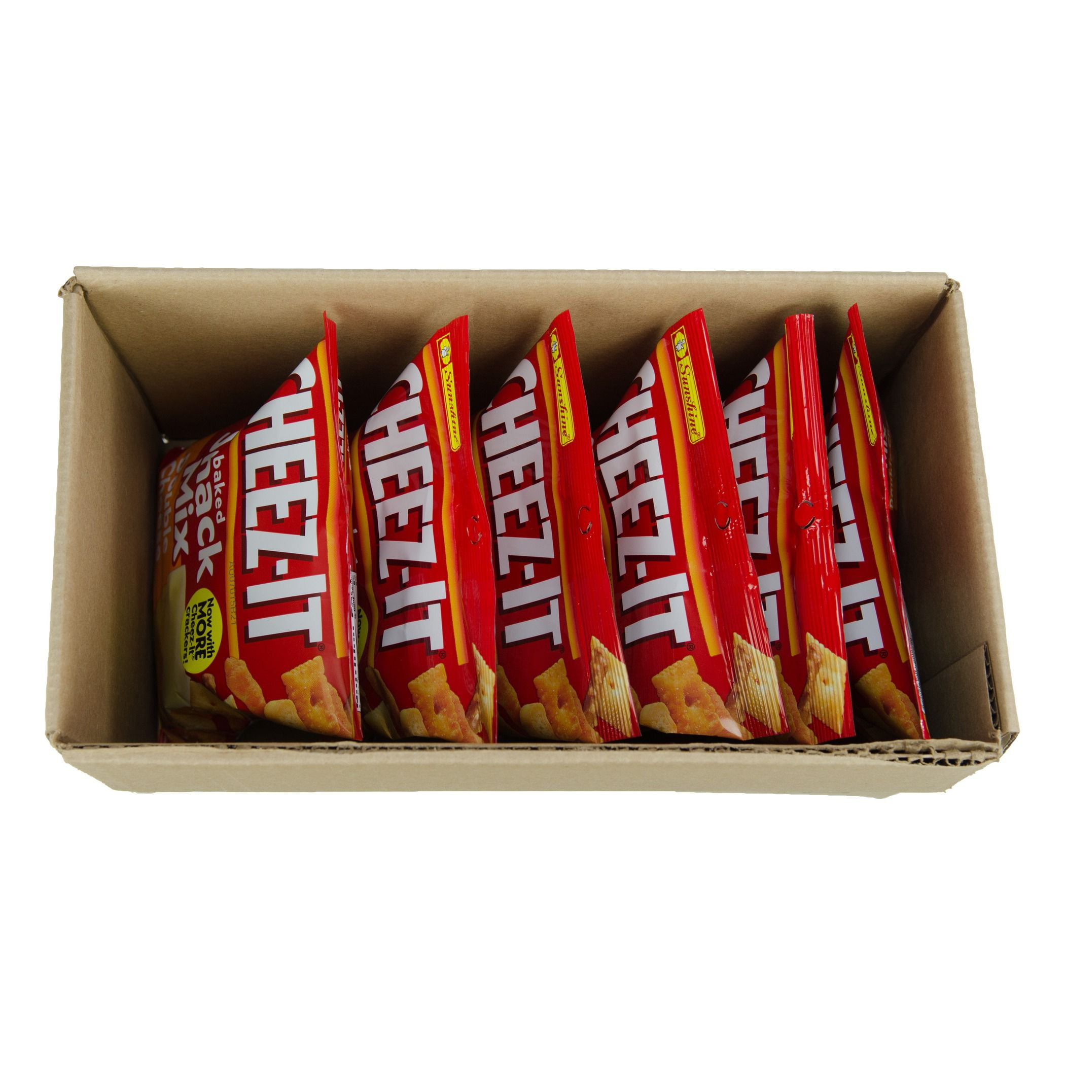 6 PACKS CHEEZIT SNACK MIX DOUBLE CHEESE 3.5 oz Each