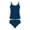 Navy Swimsuits for Women, variant on BSDJILFG Tankini Sets for Women 2026 Modest Swimsuits,High Waisted Lettuce Trim Tankini Top with Seamless Underwear