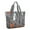 Gray Halloween Ghosts, variant on Tote Bag for Women - Gray Halloween Bats and Spider Webs Shoulder Bag - Large Utility Work Duffle Bag with Zipper Handbag for Travel, Work, Sprots