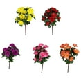 thumbnail image 3 of Becaristey 2pcs/set Artificial Flower Faux Flowers And Plants Wide Application Realistic pink 1Set, 3 of 6