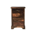 thumbnail image 2 of Pemberly Row 3-drawer Live Edge Solid Wood Filing Cabinet in Dark Brown, 2 of 8