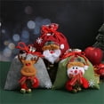 thumbnail image 5 of Clearance Christmas Decoration! Save up to 50% Christmas Reticle Bag Embossed Doll Hanging Decoration Cute Storage Bag Candy Filler Family Kids Xmas Tree Santa Family gifts, 5 of 5