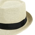 thumbnail image 4 of Sombrero de paja para niños, versátil, para niñas y niños, de verano, ligero, portátil, para playa. Beige, 4 of 9