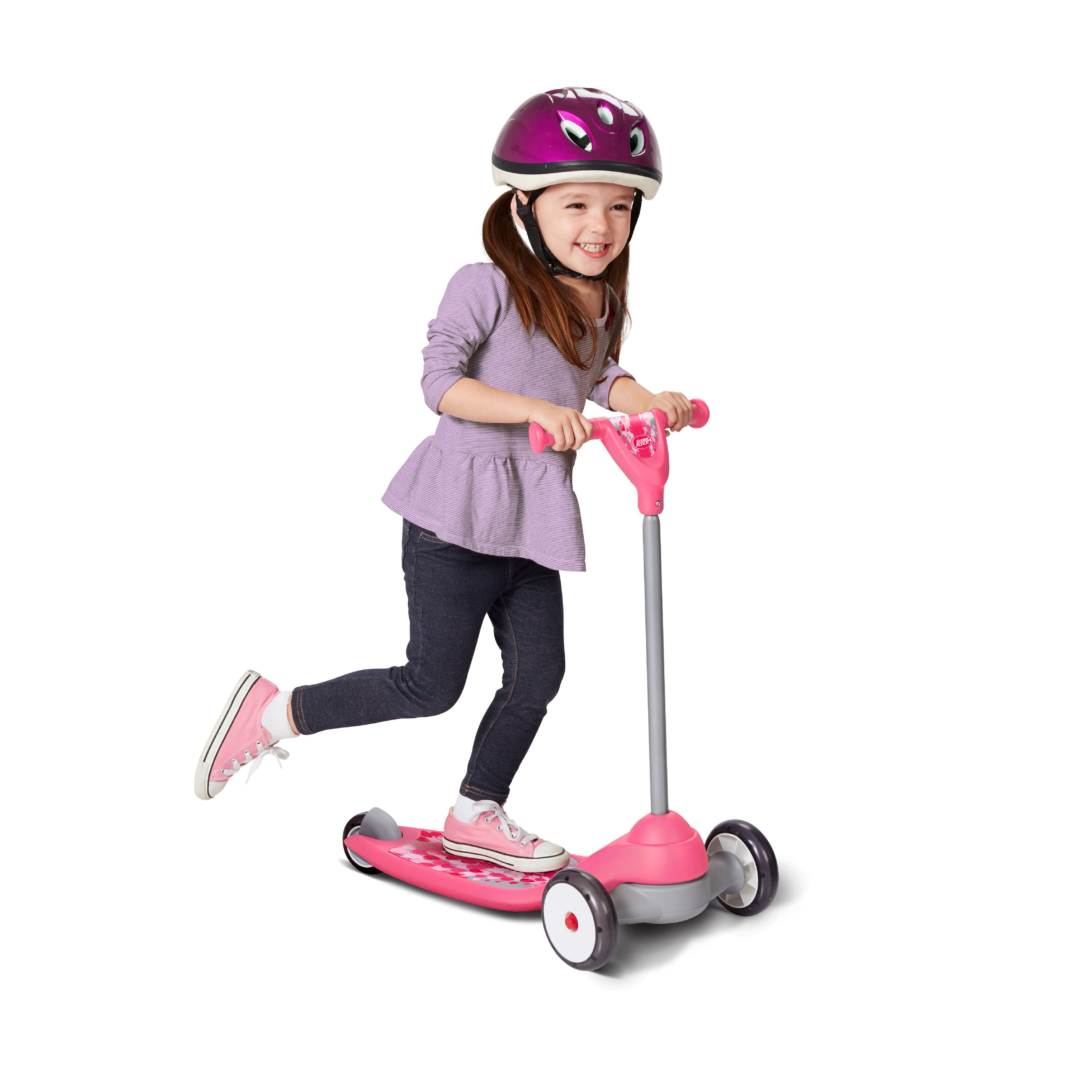 Radio Flyer, My 1st Scooter Sparkle, Three Wheel Scooter, Pink - image 2 of 5