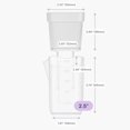thumbnail image 3 of Mini Self Watering Pots With Labels And Wick Clear Planters With Holes Water Level For Indoor Alocasia Corm Propagation Sowing, 3 of 8