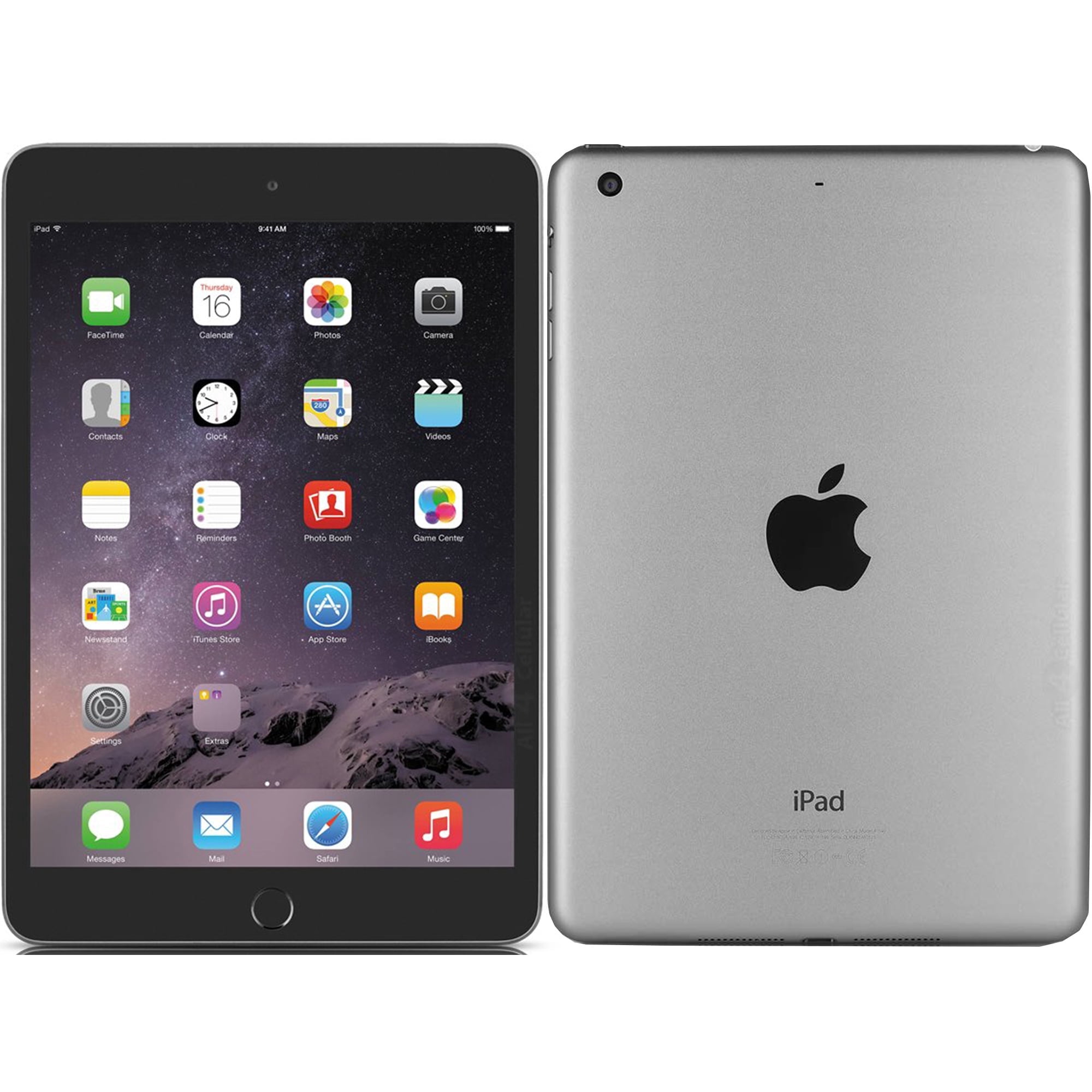 Restored 2014 Apple iPad mini Wi Fi+Cellular 64 GB Space Gray (3rd Generation) (Refurbished)