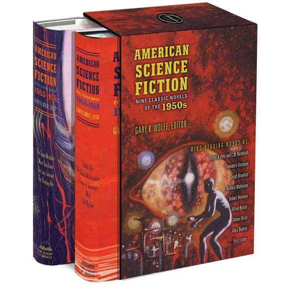 American Science Fiction: Nine Classic Novels of the 1950s : A Library of America Boxed Set (Hardcover)