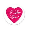 Heart Shaped Valentine Edible Icing Image Cake Decoration Topper -1/4 Sheet