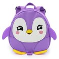 thumbnail image 5 of Hipiwe Baby Toddler Walking Safety Backpack Little Kid Boys Girls Anti-lost Travel Bag Harness Reins Cute Cartoon Penguin Mini Backpack with Safety Leash for Baby 1-3 Years Old., 5 of 7