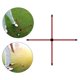 thumbnail image 3 of 4 Uds práctica varilla de entrenamiento ayuda Full Swing Trainer portátil Putter enseñanza 60cm Rojo Zulema Palos de alineación de golf, 3 of 8