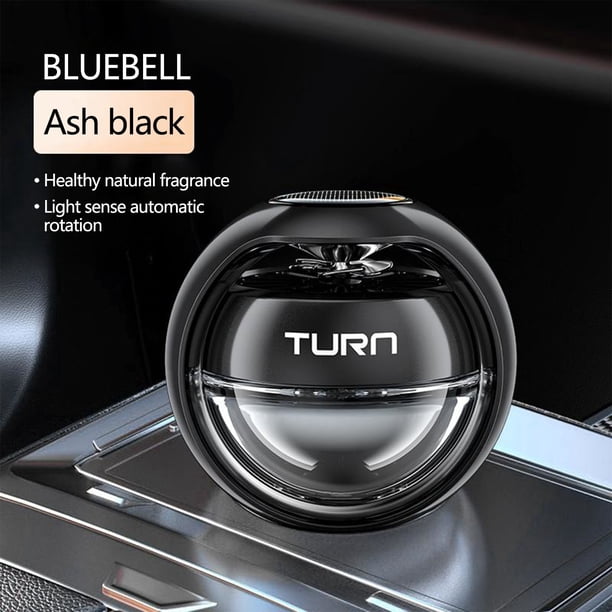 Difusor de aromaterapia inteligente con energía solar para coche | Purificador de aire con aceites esenciales de 50 ml | Decoración ecológica para salpicadero | Aroma automático activado por luz p