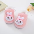 thumbnail image 3 of Dakaela Toddler Slippers Cute Animal Slip on House Shoes for Girls Boys Winter Warm Socks Newborn Crib Walking Shoes Pink, 3 of 9