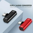 thumbnail image 4 of USB C to 35mm Audio and Power Charger Adapter Port Splitter for Simultaneous Listening and Fast Charging, 4 of 4
