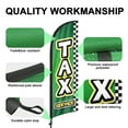 thumbnail image 4 of QSUM Tax Service Feather Flag with Flag Pole Kit and Ground Spike, 8.2FT Tax Service Windless Flag Banner Sign Business for Outdoor Advertising Sign Decoration Display, 4 of 8