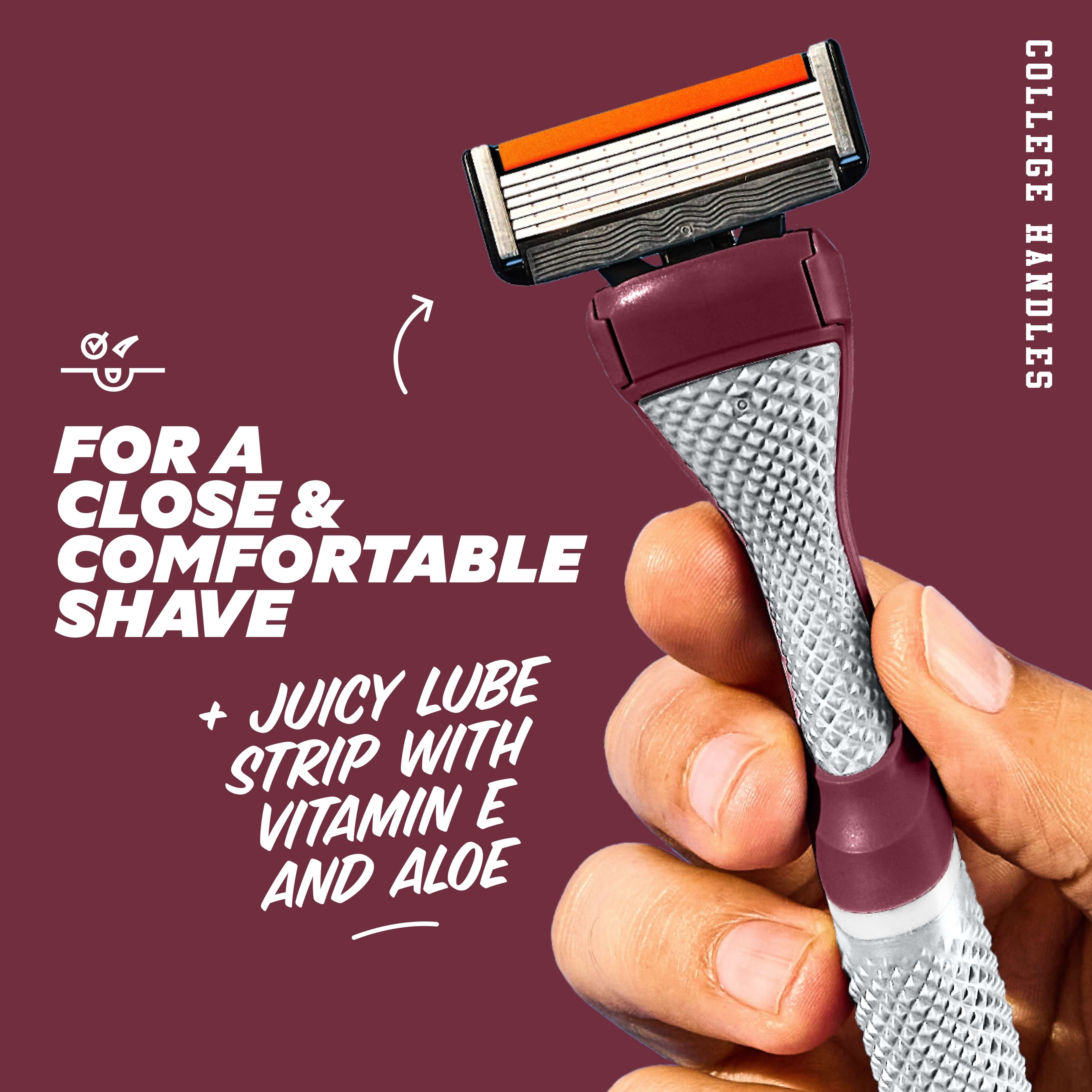 Dollar Shave Club Mississippi State 6-Blade Razor Starter Set