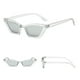 thumbnail image 5 of Gafas de sol de ojo de gato vintage Gafas de terre para Mujer Diseñado por Protección UV Complimentos de Chica - Plata, Ancho de lente 60mm, de lente 36mm, Puente 22mm Transparente Magideal Gafas de sol de ojo de gato vintage, 5 of 7