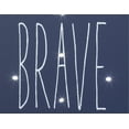 thumbnail image 4 of Little Love by NoJo Navy and White Aztec Be Brave Lighted Wall Hanging, Nursery, Boy, 4 of 5