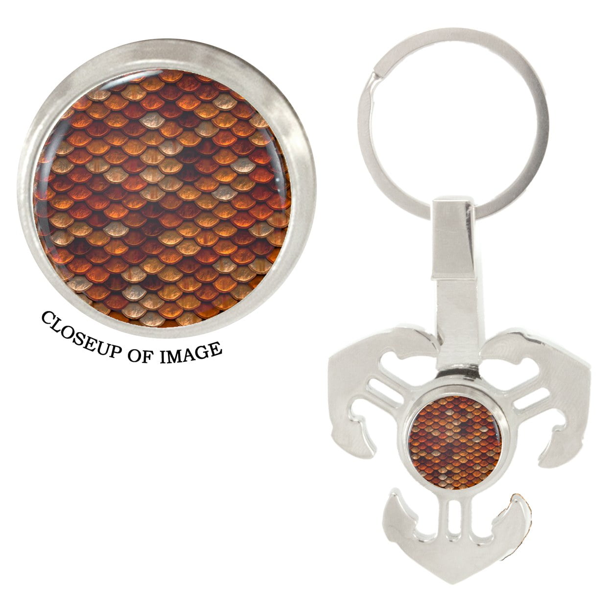 fidget spinner keychain