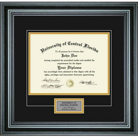Perfect Cases PCFRM-D2PM1114 11 x 14 in. Single Diploma Frame with Engraving for Diploma