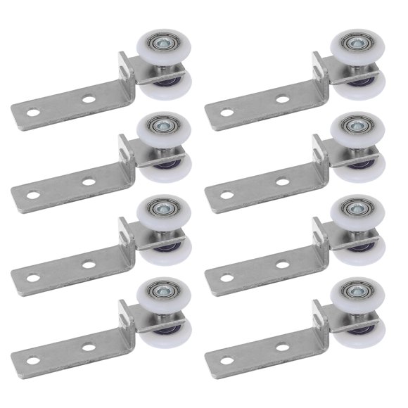 FOMIYES 8Ud Corredizas Metálicas Para Con Compacto Y Funcionamiento Silencioso Plata
