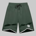 thumbnail image 2 of BXINGOHAI Men's Athletic Running Shorts Quick Dry Workout Shorts Lightweight Sports Gym Basketball Short Hiking Army Green,XL, 2 of 3