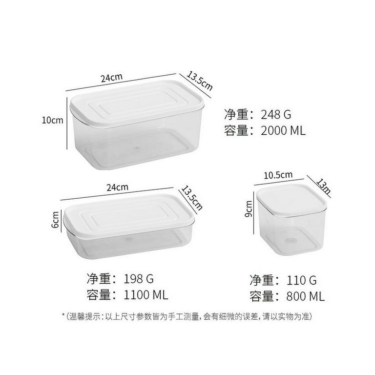 1set Vegetable and Fruit Storage Containers for Fridge Organizer