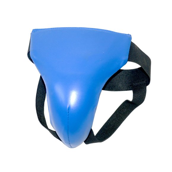 Protector de ingle, Protector de ingle Jockstrap, Equipo de protección Kung Fu Taekwond, Protector abdominal para boxeo, Sanda, Entrenamiento, Equipo Azul