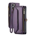 thumbnail image 2 of Premium Leather Wallet Case With Wrist And Shoulder Strap For Iphone 15 Series,iPhone 13 Pro, 2 of 7