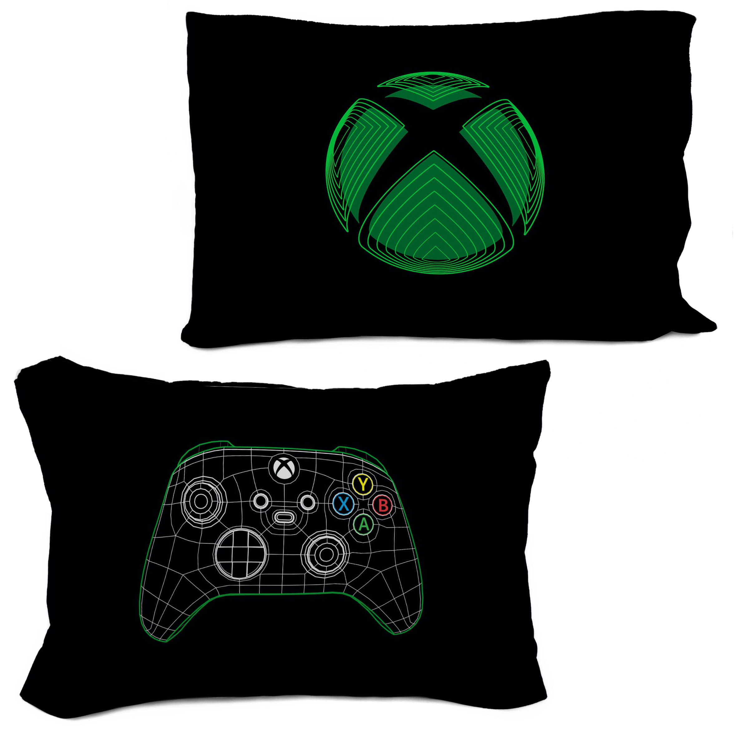 XBOX Kids 2-Piece Black Reversible Comforter and Pillowcase Bedding Set, Twin/Full