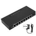 thumbnail image 1 of Conmutador De Escritorio Gigabit Ethernet Hub Vlan De Red De Alto Rendimiento De 8 Puertos 100-240V Negro Ee. Uu. Inevent AF000452-00, 1 of 6