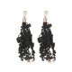 thumbnail image 1 of Elegantes pendientes largos de aleación con forma de gota para mujer, accesorio con dije colgante, aretes con borlas negras, 1 of 4
