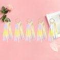 thumbnail image 3 of Dosaele5Pcs 25cm Wooden Round Handle Dance Ribbon Dancing Gymnastics Ribbon Dancing Streamers for Kids, 3 of 8