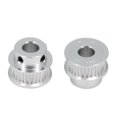 thumbnail image 4 of Befenybay 2Kit 2GT rueda síncrona 20 y 30 dientes polea de sincronización de aluminio de 8 mm de diámetro con 2 piezas de longitud 200 mm ancho 6 mm correa (20-30T-8B-6), 4 of 5