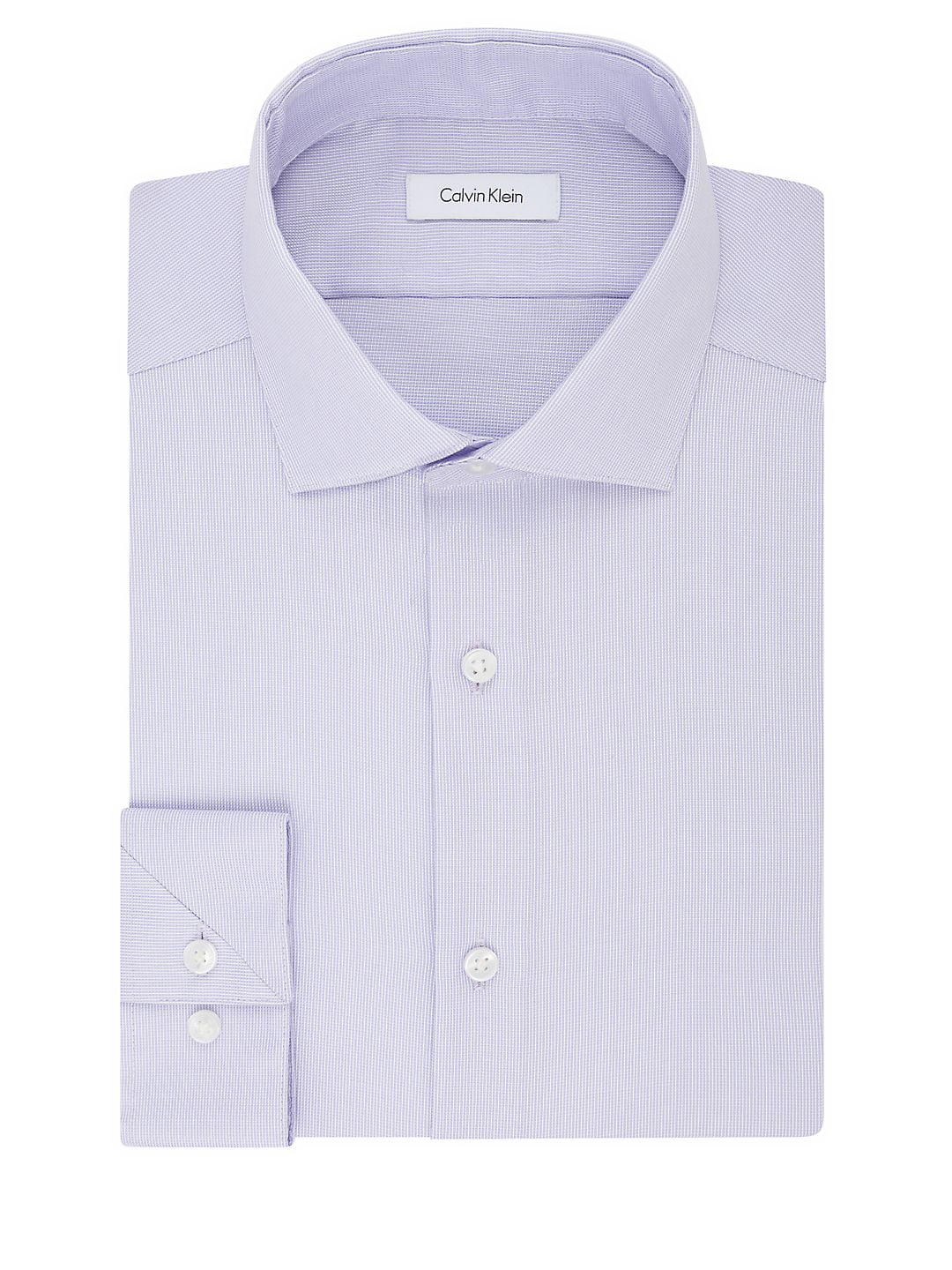Slim-Fit Textured Dress Shirt - Walmart.com