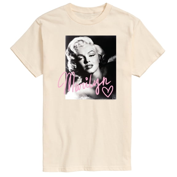 Marilyn Monroe - Signature Photo Short Sleeve Graphic T-Shirt