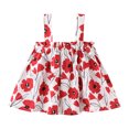 thumbnail image 3 of XBASW Newborn Baby Girls Shorts Outfit Summer Sleeveless Floral Top + Big Pp Shorts Boho Outfit Set 6-48 Months, 3 of 11