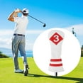 thumbnail image 3 of Funda DYNWAVEMX para cabezas de golf Driver Woods cuero rojo, 3 of 8