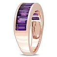 thumbnail image 3 of Everly Women's Amethyst Rose Gold Plated Ring, 3 of 8