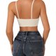 thumbnail image 4 of Bralettes DEANGELMON con cuello en V acolchado sin costuras, 4 piezas, talla M, 4 of 5