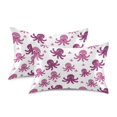thumbnail image 3 of Ryvnso Satin Pillowcase Cute Octopus Cartoon Pillow Cases Standard Size 30x20in, 3 of 6
