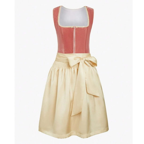 Disfraz de sirvienta para mujer, vestido de cosplay, ropa de actuación, vestido sin mangas, vestido de poliéster para mujer