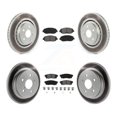 thumbnail image 1 of Transit Auto Front Rear Coated Disc Brake Rotors and Semi-Metallic Pads Kit for Car 2020 Toyota Camry XSE with TRD Package KGS-103581, 1 of 11