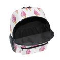 thumbnail image 6 of FORMRS School Backpack with Front Zippered Pocket 12" Elementary Student Travel Daypack, Pink Cartoon Ice Cream, 6 of 6