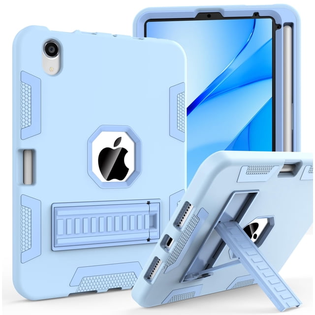 Funda resistente y a prueba de golpes azul para iPad Mini 7/6 CCMAO