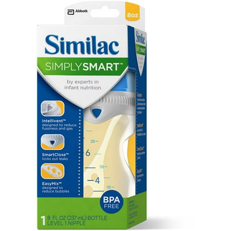 Similac - SimplySmart 8 oz Bottle, BPA-Free