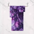 thumbnail image 5 of Coolnut Towel Bathroom Sets, Spring Lilac Purple Floral Towels 3-Piece, Bath Towel Hand Towel Washcloth, Towel Set of 3 Multifuntion for Home Kitchen Hotel Gym Swim Washcloth Gift, 5 of 7