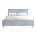 thumbnail image 2 of ACME Gaines Queen Bed in Gray High Gloss Finish, 2 of 5