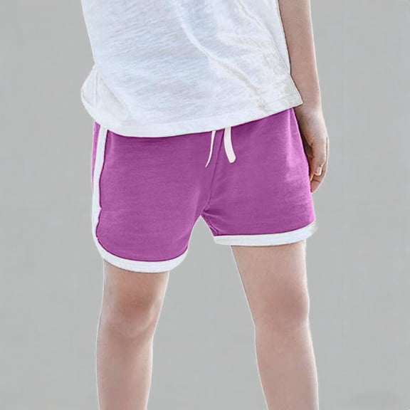 Daznico Kids Unisex Casual Sport Shorts Drawstring Elastic Waist for Summer Beach and Playwear,9-10 Years