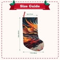 thumbnail image 3 of Lsque 18 Inches Dynamic Fire Bird Art Pattern Christmas Stockings Hanging Ornaments,Knitted Xmas Fireplace Hanging Stocking,Holiday Decoration, 3 of 7